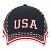 Mega Cap 7650B 6 Panel Cotton Twill USA Flag Cap