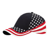 Mega Cap 7650A 6 Panel Cotton Twill USA Flag