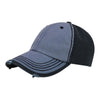 Mega Cap 7673 Distressed Heavy Washed Cotton Twill