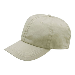 Mega Cap 6899 Washed Pigment Dyed Slub Cotton Cap - 