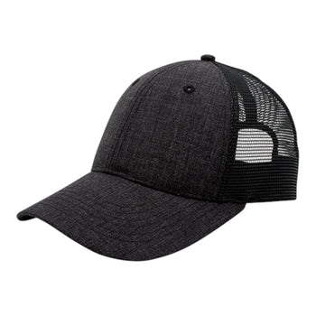 Mega Cap 6904M Heather Suiting Trucker