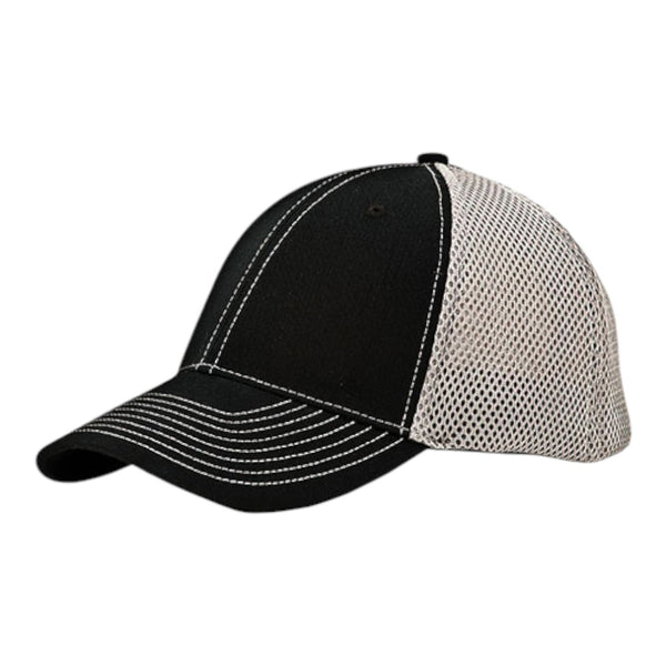 Mega Cap 6896 Brushed Cotton Mesh Back