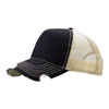 Mega Cap 6984 Distressed Cotton Twill Mesh Trucker