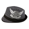 Mega Cap 8925 Plaid Fedora Hat