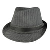 Mega Cap 8930 Herringbone Fedora Hat