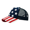 Mega Cap 6915C 5 Panel Foam Trucker USA Cap