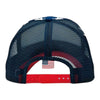 Mega Cap 6915C 5 Panel Foam Trucker USA Cap