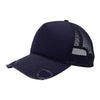 Mega Cap 6984 Distressed Cotton Twill Mesh Trucker