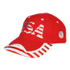 Mega Cap 6917Y Youth Low Profile USA Flag Heavy Brushed Twill