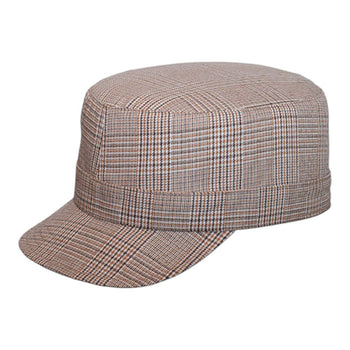 Mega Cap 9044 Ladies' Fashion Plaid Military Hat