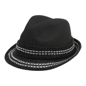 Mega Cap 8942 Infinity Selections Wool Blend Fedora - 