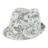 Mega Cap 8927 Ladies' Corduroy Printed Fedora Hat