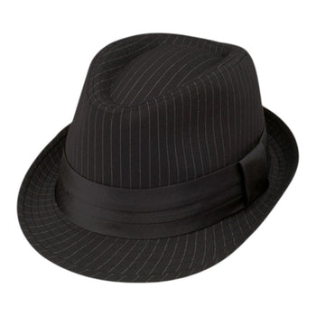Mega Cap 8926 Pinstripe Fedora Hat