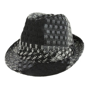 Mega Cap 8936 Jacquard Fedora Hat - 