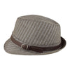 Mega Cap 8930 Herringbone Fedora Hat