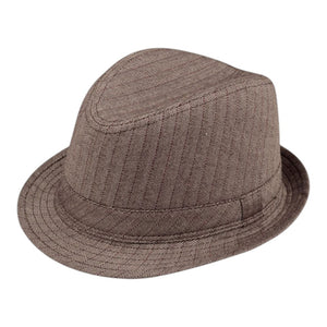 Mega Cap 8928 Herringbone Fedora Hat - 