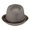 Mega Cap 8930 Herringbone Fedora Hat