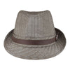 Mega Cap 8930 Herringbone Fedora Hat
