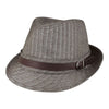 Mega Cap 8930 Herringbone Fedora Hat