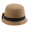 Mega Cap 8943 Infinity Selections Wool Plaid Cloche Hat