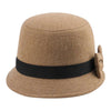Mega Cap 8943 Infinity Selections Wool Plaid Cloche Hat