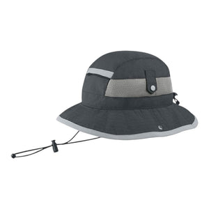 Juniper J7225 Taslon UV Bucket Hat with Zipper Pocket - 