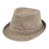 Mega Cap 8922B Washed Fedora Hat with Distressed Look