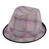 Mega Cap 8924 Plaid Fedora Hat