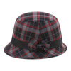 Mega Cap 8944 Infinity Selections Wool Plaid Cloche Hat