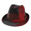 Mega Cap 8936 Jacquard Fedora Hat