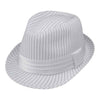 Mega Cap 8926 Pinstripe Fedora Hat