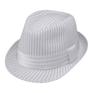 Mega Cap 8926 Pinstripe Fedora Hat - 