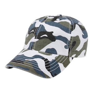 Mega Cap 9031C Low Profile Washed Camouflage Hat - 