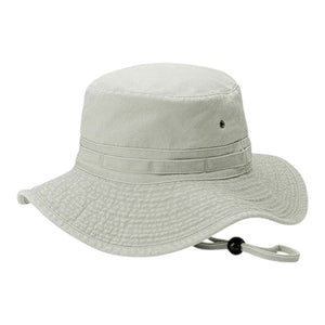 Mega Cap 7804 Pigment Dyed Twill Washed Bucket Hat - 