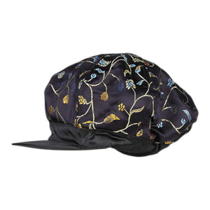 Mega Cap 2121 Satin Tapestry Newsboy Cap - 