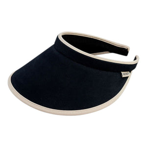 Mega Cap 4129 Brushed Cotton Clip-On Visor - 