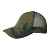 Mega Cap 9031M Enzyme Washed Camouflage Mesh Hat