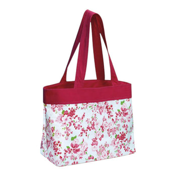 Mega Cap 1518 Floral Beach Tote Bag