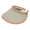 Mega Cap 4129 Brushed Cotton Clip-On Visor
