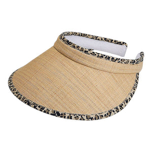 Mega Cap 8401 Straw Clip-On Visor - 