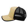 Mega Cap 8411C Straw Trucker Cap