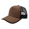 Mega Cap 8411C Straw Trucker Cap