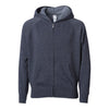 Independent Trading Co PRM15YSBZ Youth Lightweight Special Blend Raglan Zip Hood
