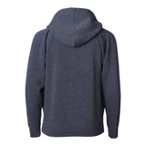Independent Trading Co PRM10TSBZ Toddler Lightweight Special Blend Raglan Zip Hood