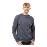 Independent Trading Co PRM30SBC Unisex Special Blend Raglan Crewneck Sweatshirt