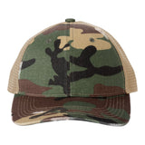 Port Authority C600 Distressed Mesh Back Cap
