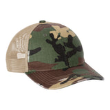 Port Authority C600 Distressed Mesh Back Cap