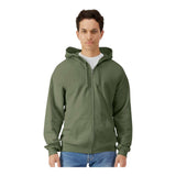 Gildan SF600 Unisex Softstyle Full-Zip Hooded Sweatshirt