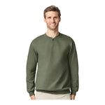 Gildan SF008 Unisex Softstyle Midweight 1/4 Zip Sweatshirt