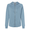 Independent Trading Co PRM2500Z Women's California Wave Wash Full-Zip Hooded Sweatshirt